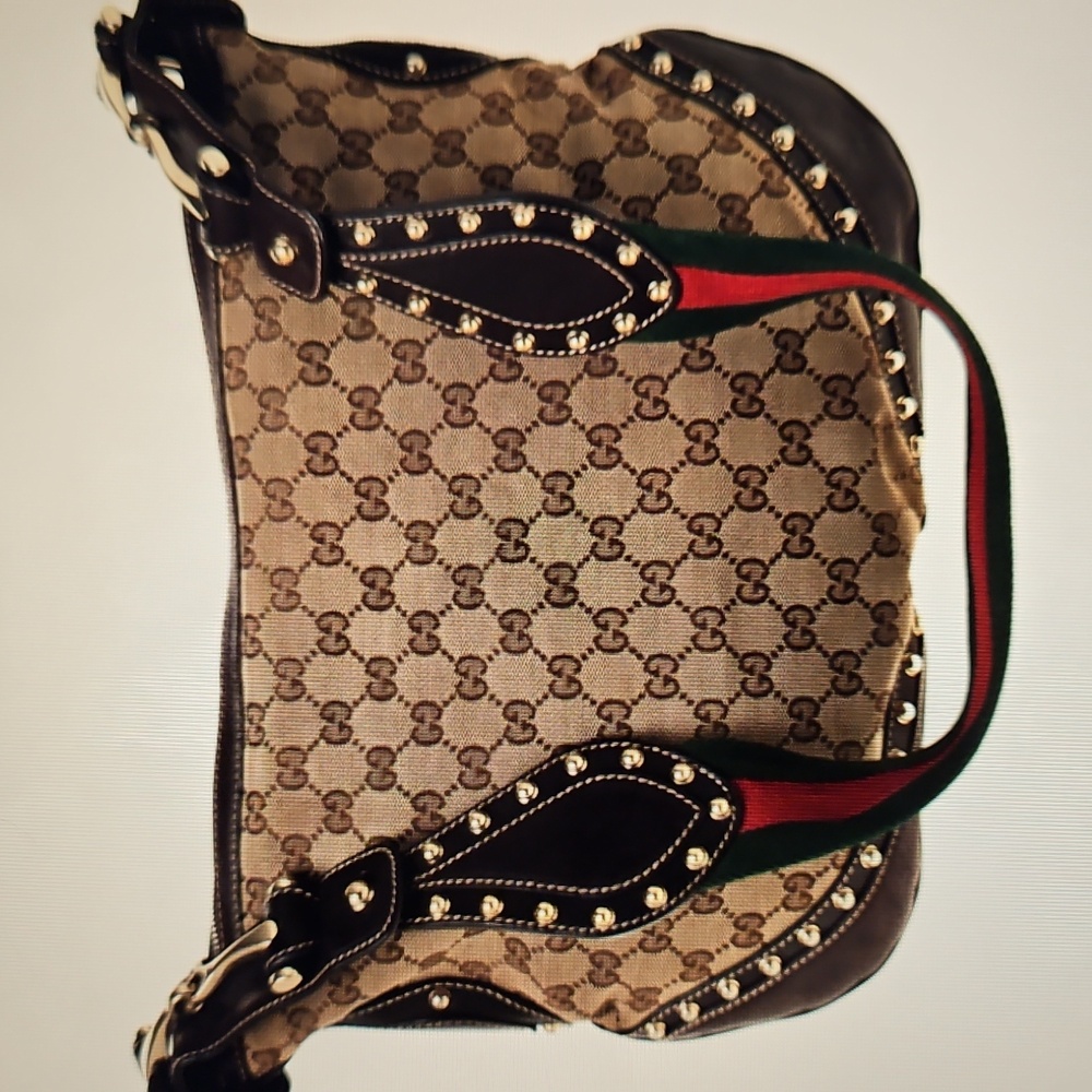 GUCCI: Pelham Large Hobo Web Bag